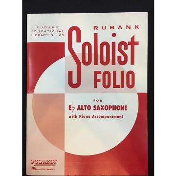 Custom Rubank Soloist Folio For Eb Alto Saxophone