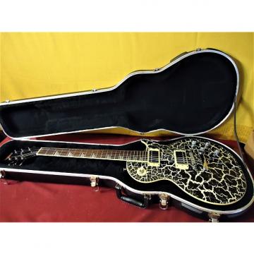 Custom 2001 Gibson Epiphone Les Paul Nuclear Extreme Electric Guitar Rare + SKB HSC MIK Black Crackle