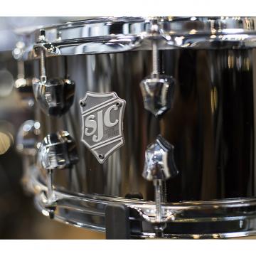 Custom SJC 6.5x14 Black Nickel Over Steel Snare Drum