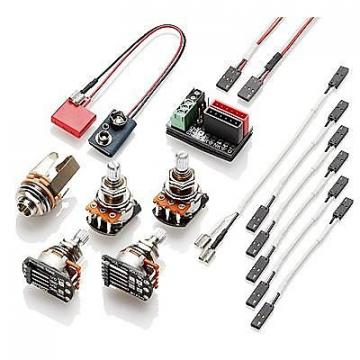 Custom EMG Active Wiring Conversion Kit For 1 or 2 Pickups Short Shaft Pots Solderless