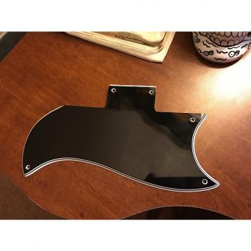 Custom Aftermarket Replacement Pickguard for 61 SG/Les Paul with Tenon Plate Black