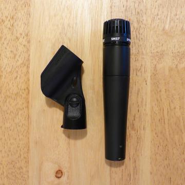 Custom Shure SM57 Dynamic Cardioid Microphone - Instrument Or Vocal Mic - Mint Condition - With Clip