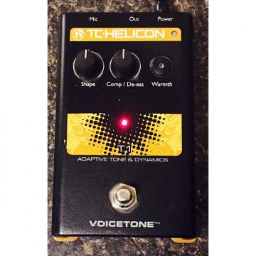 Custom Tc Helicon T1 adaptive tone and dynamics pedal Black and yellow