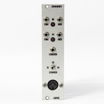 Custom Pittsburgh Modular MIDI2 Midi to CV converter Eurorack Module