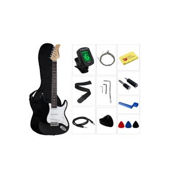 Custom YMC Beginner Series 39-Inch Electric Guitar Starter Package with Gig Bag,Strap,Cable,Picks,Pick Hold