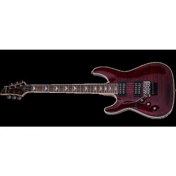 Custom Schecter Omen Extreme-6 FR Left-Handed Electric Guitar in Black Cherry Finish