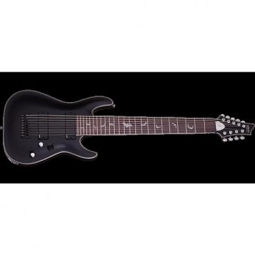 Custom Schecter Damien Platinum-9 Electric Guitar Satin Black