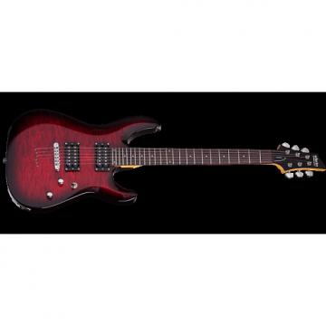 Custom Schecter C-6 Plus Electric Guitar See-Thru Cherry Burst