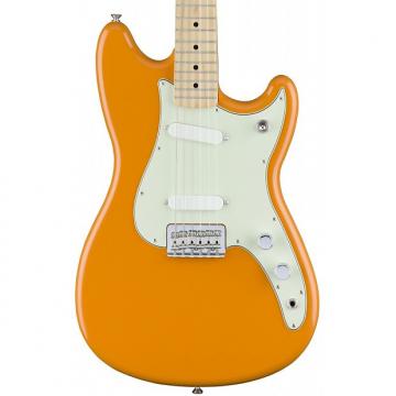 Custom Fender Duo-Sonic Capri Orange Offset Guitar