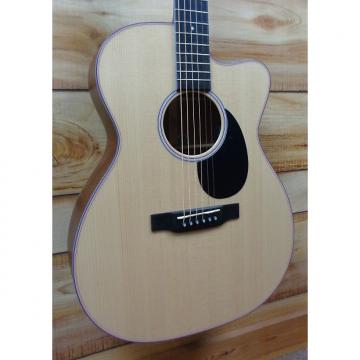 Custom New Martin® OMC16E Orchestra Acoustic Electric Guitar Spruce and Cherry w/Case