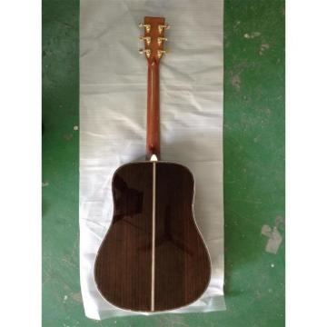 Custom Shop 1833 Martin D45 Natural Acoustic Electric Guitar Sitka Solid Spruce Top With Ox Bone Nut &amp; Saddler