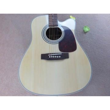 Custom Martin Natural D28 Acoustic Electric Guitar with EQ fishman Sitka Solid Spruce Top With Ox Bone Nut &amp; Saddler
