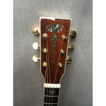 Custom Dreadnought Martin D45 Electric Acoustic Guitar Fishman Pickups Sitka Solid Spruce Top With Ox Bone Nut &amp; Saddler