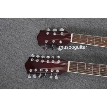 Custom Shop Natural Double Neck Acoustic Guitar