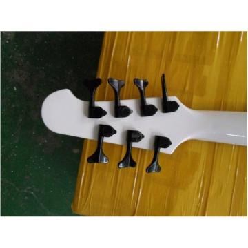 Custom Made White 7 String Electric Bass
