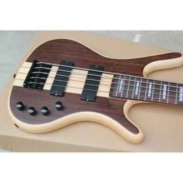 Custom LTD Corvette 5 Strings Dark Brown Electric Bass