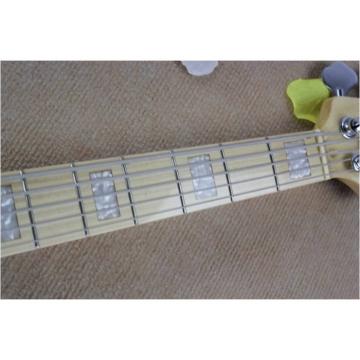 Custom Fender Ash Wood Blue Geddy Lee Jazz Bass Guitar