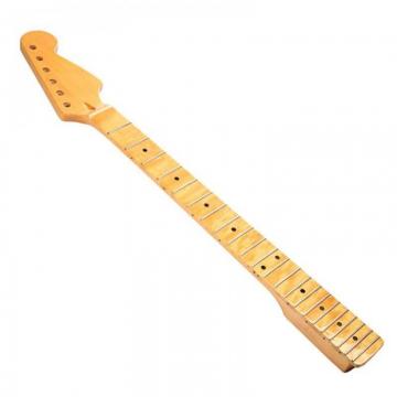 Replacement Maple Fingerboard Dot Fret ST Strat Electric Guitar Maple Neck