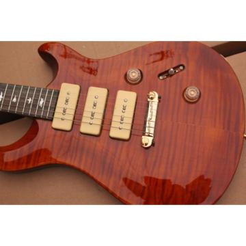PRS Custom P90 3Pickups Brown Electric Guitar