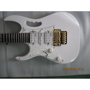 Left Handed Ibanez Jem7v White Electric Guitar