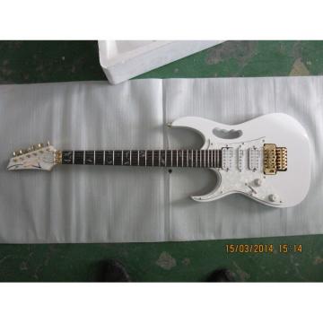 Left Handed Ibanez Jem7v White Electric Guitar