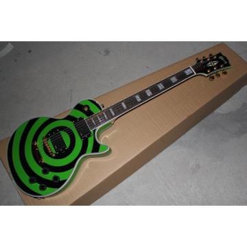 Custom Shop Zakk Wylde Bullseyes Green Electric Guitar