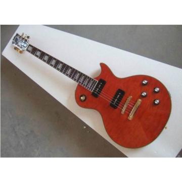 Custom Shop Tiger Maple Top Orange Electric Guitar