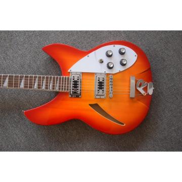 Custom Shop Rickenbacker 330 Fireglo Electric Guitar Neck Through Body
