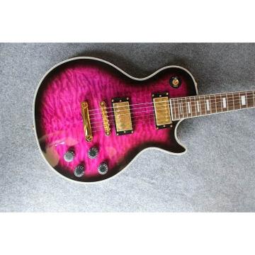 Custom Shop Purple Flame Maple Top Electric Guitar