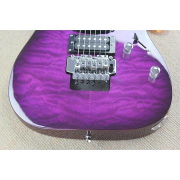 Custom Shop Purple Quilted Maple Top Kramer Electric Guitar