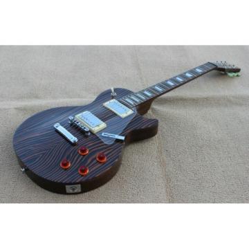 Custom Shop LP Zebra Wood Electric Guitar