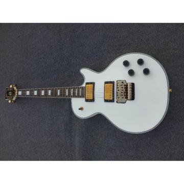 Custom Shop LP White Floyd Vibrato Electric Guitar