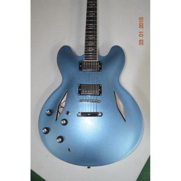 Custom Shop Left Handed Dave Grohl DG 335 Pelham Blue Electric Guitar