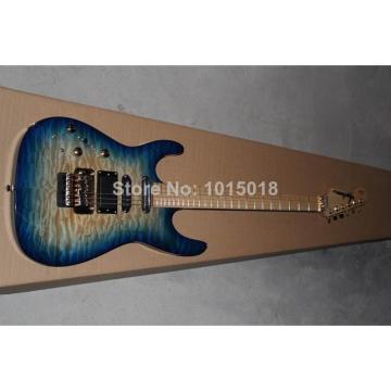 Custom Shop Left Hand Jackson SL2H Soloist Blue Ripples Electric Guitar