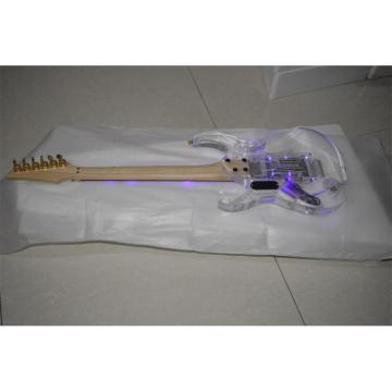 Custom Shop Ibanez Acrylic Purple LED Light Electric Guitar