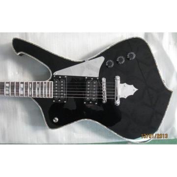 Custom Shop Ibanez Black Iceman Electric Guitar