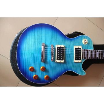 Custom Shop Flame Maple Top Blue Standard Electric Guitar
