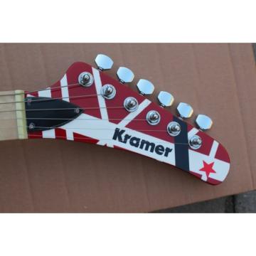 Custom Shop EVH Kramer Bigsby 5150 Black White Stripes Electric Guitar