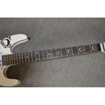 Custom Shop ESP White Kirk Hammett Ouija Electric Guitar Rosewood