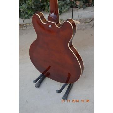 Custom Shop ES335 Curly Walnut Brown Electric Guitar