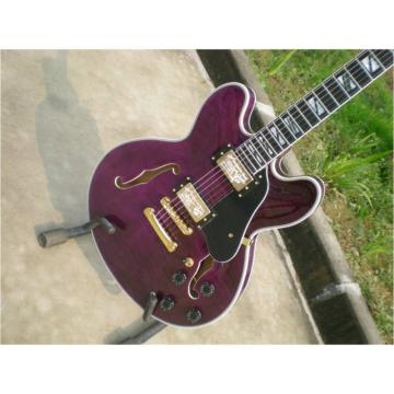Custom Shop ES335 LP Purple Maple Top Electric Guitar