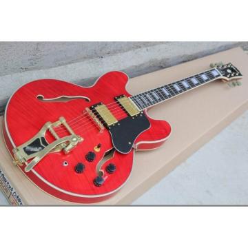 Custom Shop Cherry Flame Maple Top ES335 LP Electric Guitar