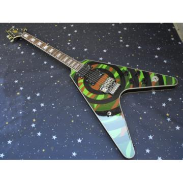 Custom Shop Camouflage guitarra Flying V Electric Guitar