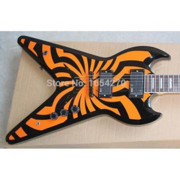 Custom Shop Buzzsaw LP Zakk Wylde Orange SGV Electric Guitar