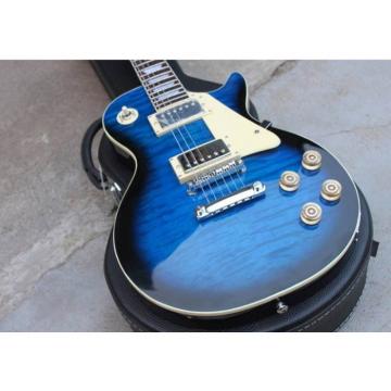 Custom Shop Blue Tiger Burst Maple Top Electric Guitar