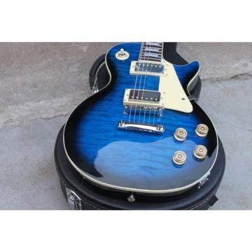Custom Shop Blue Tiger Burst Maple Top Electric Guitar