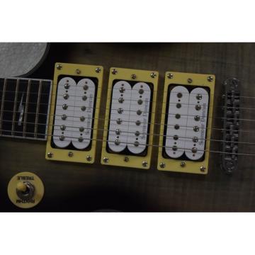 Custom Shop 6 String Ace Frehley Silver Burst LP Maple Top Electric Guitar