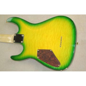 Custom Shop 3 Pickups Yellow Green Burst Pensa Electric Guitar