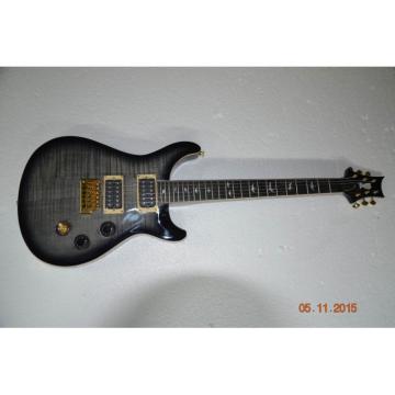 Custom Shop 24 Frets PRS Electric Guitar Gray Flame Maple Top