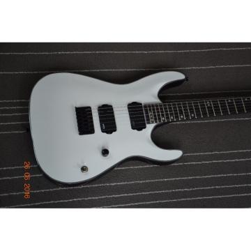 Custom Schecter Diamond MK6 White Electric Guitar 5 Ply Bindings